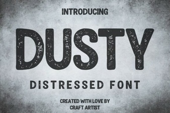 Dusty Font Projects for Artistic Designs