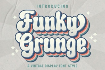Grunge Font Designs for Bold Projects