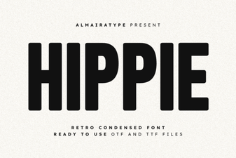 Free Hippie Fonts for Creative Design Projects