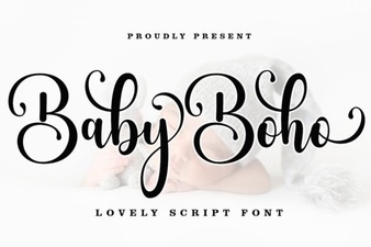 Crafting Soft & Creative Boho Baby Font Designs