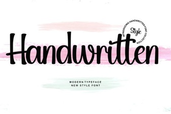 Craft Projects with Creative Handwritten Fonts